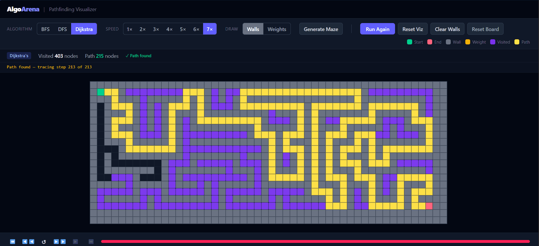 AlgoArena screenshot 1
