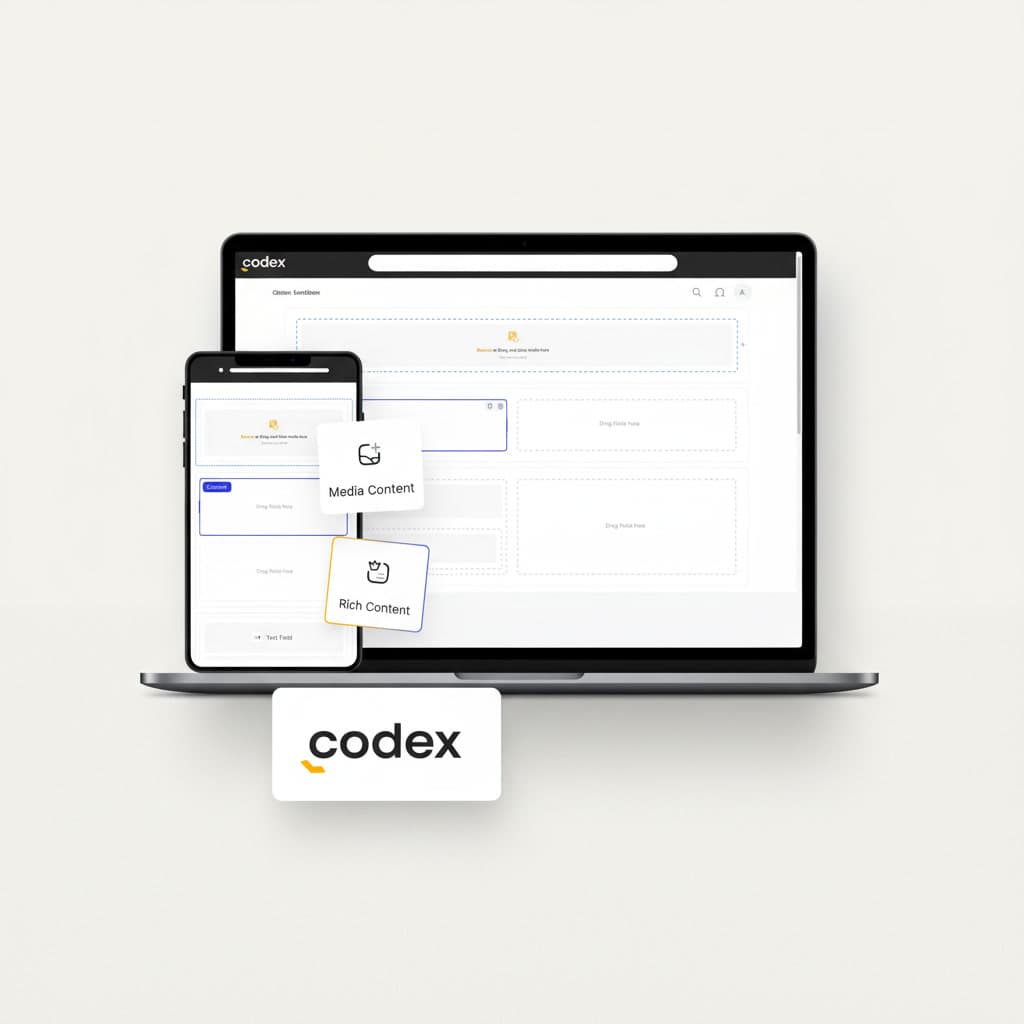 Codex headless CMS dashboard preview